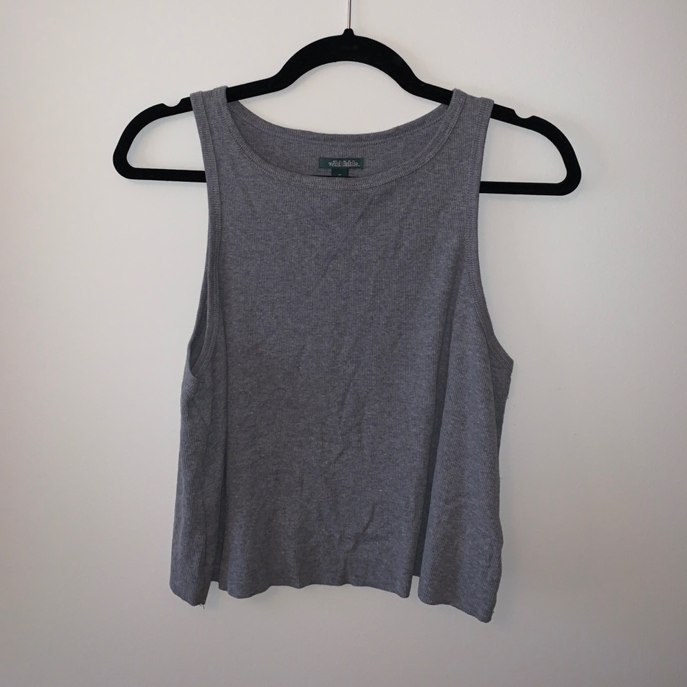 Athleisure cropped tank